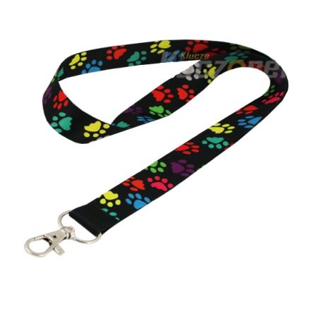 Popruh na krk 20mm Tlapky