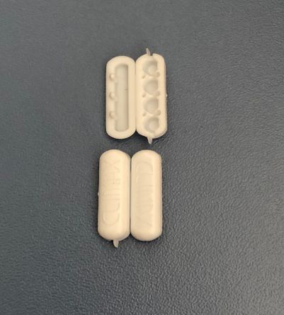 �aluzie - spojka �et�zku plast b�l� �5