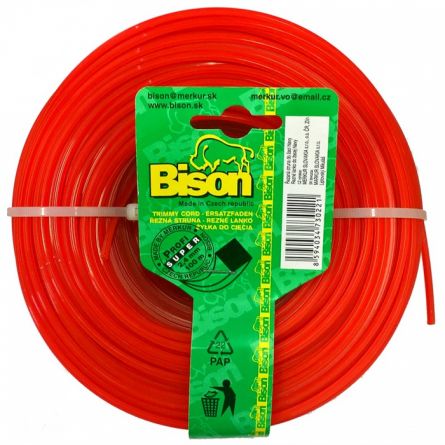 Struna �ezn� pr.1,3 15m oran�ov� �tvercov� Super