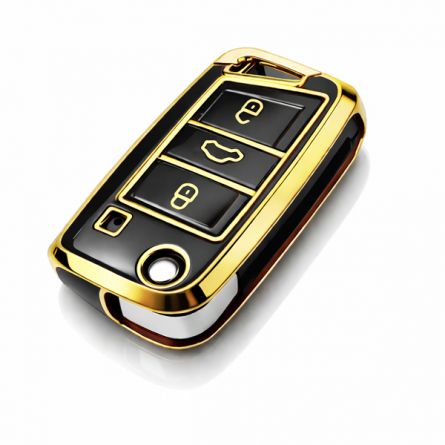TPU Pouzdro �koda/VW MQB Style flip 3tl. �ern�