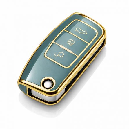 TPU Pouzdro Ford Style 2 flip 3tl. modr�