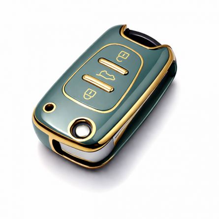 TPU Pouzdro Hyundai/Kia Style 1 flip 3tl. modr�