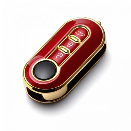 TPU Pouzdro Fiat Style 1 flip 3tl. �erven�