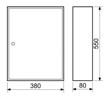 Schr�nka na 100 kl��� 550x380x80