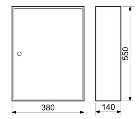 Schr�nka na 150 kl��� 550x380x140