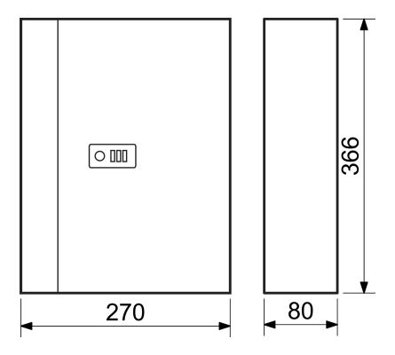 Schr�nka na 48 kl��� k�dov� antracit matn�