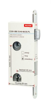 Zadl.z�mek Z.301-BB.72/40/20 P-L