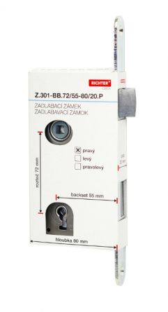 Zadl.z�mek Z.301-BB.72/55/20 P