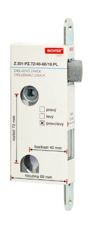 Zadl.z�mek Z.301-PZ.72/40/18 P-L