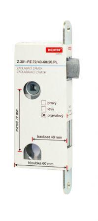 Zadl.z�mek Z.301-PZ.72/40/20 P-L