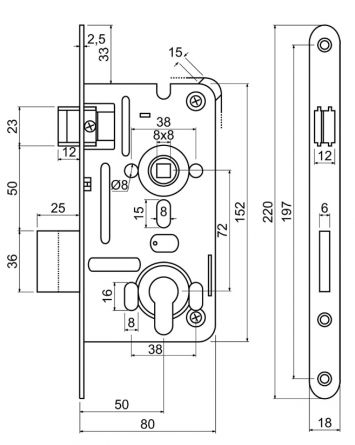 Zadl.z�mek Z.301-PZ.72/50/18 P-L