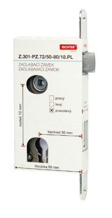 Zadl.z�mek Z.301-PZ.72/50/18 P-L