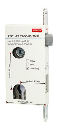 Zadl.z�mek Z.301-PZ.72/50/20 P-L