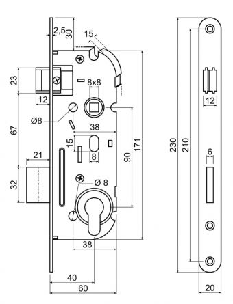 Zadl.z�mek Z.301-PZ.90/40/20 P-L