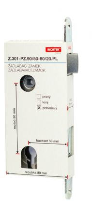 Zadl.z�mek Z.301-PZ.90/50/20 P-L