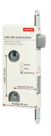 Zadl.z�mek Z.301-WC.72/40/20 P-L