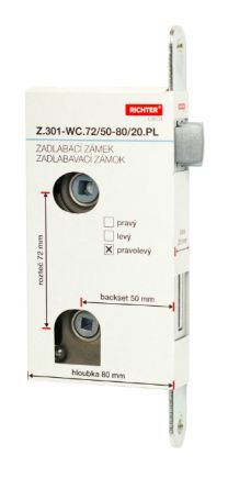 Zadl.z�mek Z.301-WC.72/50/20 P-L