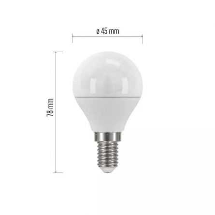E- ��rovka LED CLS MINI GL 5W(40W) 470lm E14 WW