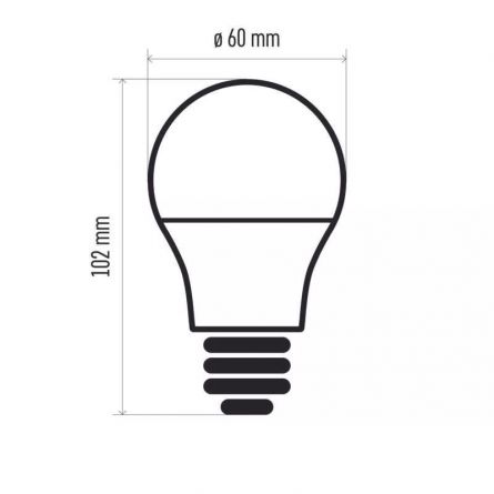 E- ��rovka LED CLS A60 8,5W(60W) 806lm E27 WW �3ks