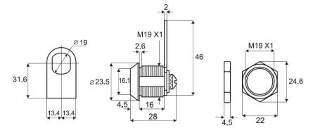 SISO SAFE z�mek na sklo Cr