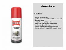 V�ce informac� o v�robku Ballistol mazadlo z�mkov� olej 50ml