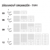 BOX HOBBY 6740 Organiz�r TOKOZ 03/15S modr�