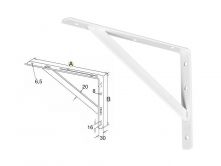 V�ce informac� o v�robku Konzola 400x255x30 nosnost 100kg 658400