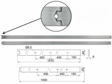 V�ce informac� o v�robku RETRO kolejnice 2x1.5m nerez ESO