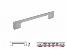 V�ce informac� o v�robku �chytka VANESA 128mm chrom mat.