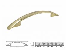 V�ce informac� o v�robku �chytka CLAUDIA 96 mosaz 063172