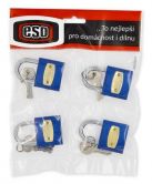 V�ce informac� o v�robku Visac� z�mek FORMAN Fe 38 mm SU 4ks blistr