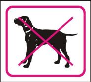 V�ce informac� o v�robku VT Z�KAZ VSTUPU SE PSEM90x100s