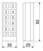 Kl�vesnice DM.KEYPAD.01