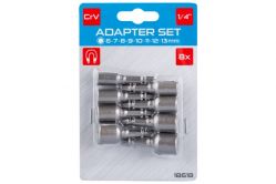 Sada adapt�r� 1/4" 6,7,8,9,10,11,12,13mm FESTA