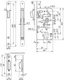 Zadl.z�mek 190/140/NEW magnet. BB kl��