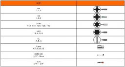 BAHCO sada bit� s r��nou 26d�l� 2058/S26