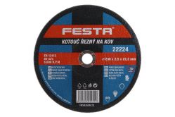V�ce informac� o v�robku Kotou� �ezn� kov 230x2,5x22,2mm FESTA