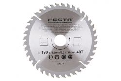 V�ce informac� o v�robku Kotou� pilov� SK 190/3,2/30mm 40T FESTA