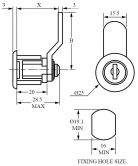 Z�mek EUROLOCKS 3803-0062