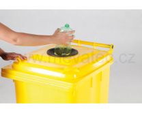 Popelnice plast 240l s kole�. vhoz plast
