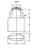 Visac� z�mek 30H/45 3kl.