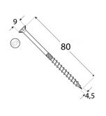 DO vrut tes.zap.hlava 4.5x80 �100