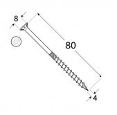 DO vrut tes.zap.hlava 4x80 �100