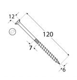 DO vrut tes.zap.hlava 6x120 �100