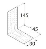 DO �heln�k s proli.145x145x90x2.5 KP7