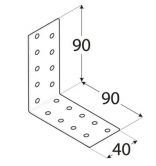 DO �heln�k mont�n� 90x90x40x2.0 KM16