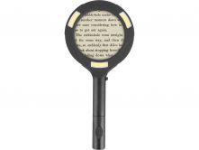 Lupa se sv�tlem 80lm, 3x zv�t�en�, 3x0,5W COB LED