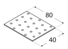 DO desti�ka perforovan� 40x80 PP1