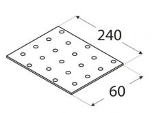 DO desti�ka perforovan� 60x240 PP8