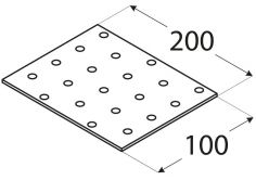 DO desti�ka perfor. 100x200 PP12